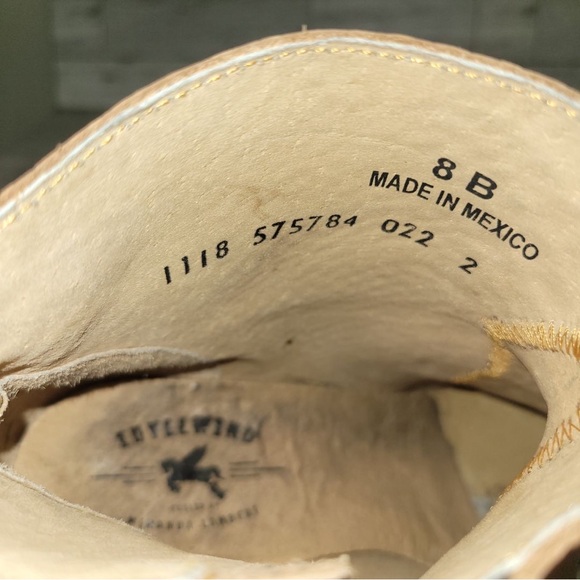 Women's Idylewind Wings Bone Western Brown Snakeskin Rodeo Cowboy Boots Size 8 B - Picture 9 of 9